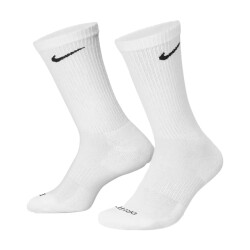 Nike Uniseks adult everyday plus gewatteerde sokken (set van 3)