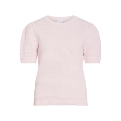 Vila vidalo o-neck s/s knit top noos 14084421 cherry blossom