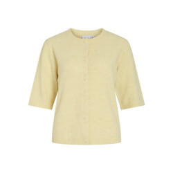 Vila viliga 2/4 o-neck knit cardigan n 14113226 pastel yellow