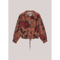 Summum blouse all over print 2s3433-12377 120 multicolour