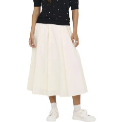 Only Onlmaila long pleat skirt wvn cloud dancer