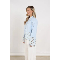 Nukus Nks02187 312 bella blouse embroidery cloudy