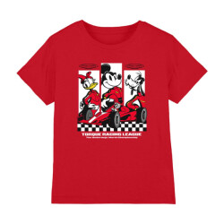 Disney Kinderen/kinderen race league mickey mouse & vrienden t-shirt