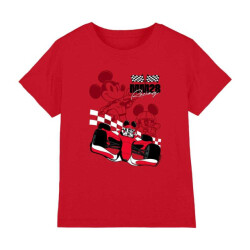 Disney Kinderen/kinderen mickey mouse racing cars t-shirt