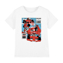 Disney Kinderen/kinderen racing mickey mouse & friends strip-t-shirt