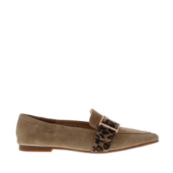 Di Lauro Diomira spits gespband | maat: | kleur: | dames loafers | materiaal: suède