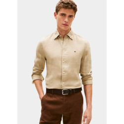 Tommy Hilfiger Casual hemd lange mouw pigment dyed li solid rf shir mw0mw41530/rbt