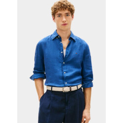 Tommy Hilfiger Casual hemd lange mouw pigment dyed li solid rf shir mw0mw41530/c3i