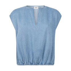 Another Label Aurore denim top -