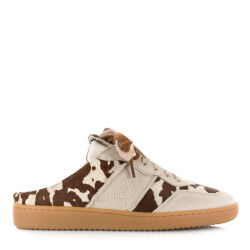 DWRS Label Dwrs nome cow hair on sand/off white lage sneakers dames