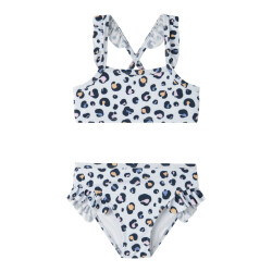 Name It Meisjes bikini set nmfzanimal wit/multicolor dierenprint