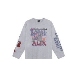 Alix The Label Ladies knitted fancy print longsleeve shirt longsleeves 2602879606