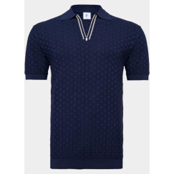 R2 Amsterdam Polo korte mouw zipper polo short sleeve cott 132.polo.018/010