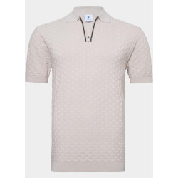 R2 Amsterdam Polo korte mouw zipper polo short sleeve cott 132.polo.018/045