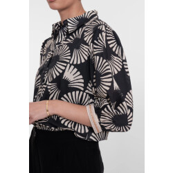 Geisha 63208-20 999 blouse black/ecru