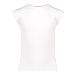 Geisha 62144k-41 rib ruffle t-shirt