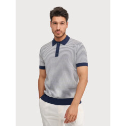 Blue Industry De fijngebreide polo |