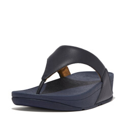 FitFlop Fitflop™ lulu leather teenslippers – wit leren comfort slippers