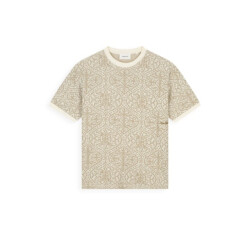 Pure Path Jacquard pattern tee