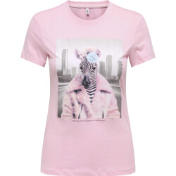 Only Onlvibe s/s glasses top box jrs romance rose/vibe