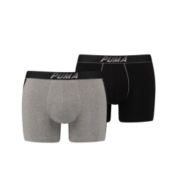 Puma Basic boxer 2-pack / silver