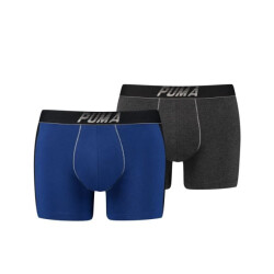 Puma Basic boxer 2-pack / silver
