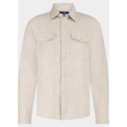 Bos Bright Blue Scotland blue overshirt duncan shirtjacket spe26114du04sb/2501