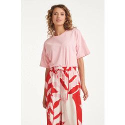 Smashed Lemon T-shirt met subtiele mouwafwerking |