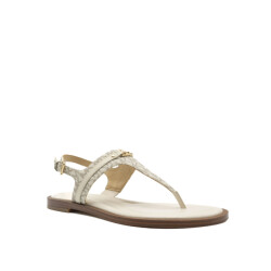 Michael Kors Mandy signature logo t-strap sandaal