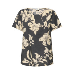 Jacqueline de Yong Jdytroya life ss o-neck top wvn dia dessin