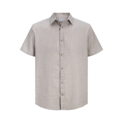 Jack & Jones Jjesummer linen blend shirt ss sn licht