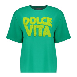 Geisha 62090-41 515 sweat scuba toweling emerald/lime