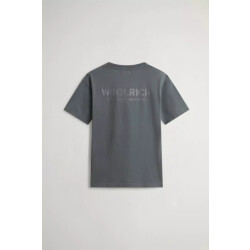 Woolrich Cotton graphic t-shirt shadow