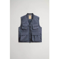 Woolrich Shiny nylon bodywarmer grisaille