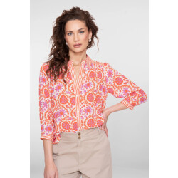 Geisha 63225-20 300 blouse lilac/manderine/red