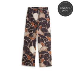 Summum trousers all over twill satin 4s2964-12387 120 multicolour