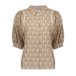 Geisha blouse 63196-20 718 /choclate brown