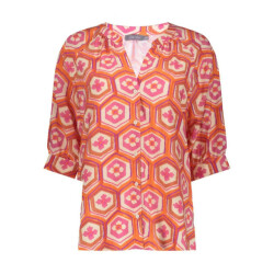 Geisha blouse 63245-20 718 /orange/cassis