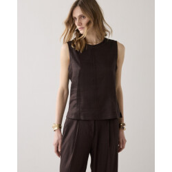 Summum top linen blend 2s3065-11780 713 coffee