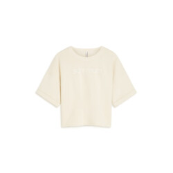 Summum top short sleeve sweat 3s5267-30775 122 ivory