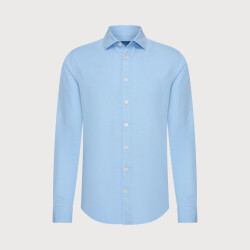 Blue Industry Het linnenmix overhemd |