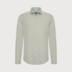 Blue Industry Het linnenmix overhemd |