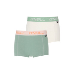 O'Neill Boxershort dames 2-pack lichtgroen/marshmallow