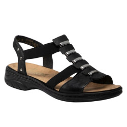 Rieker Dames romeinse leren sandalen