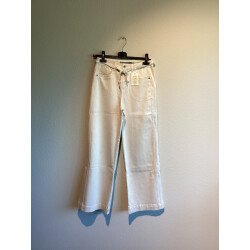 Geisha 61013-10 jeans wide linen mix