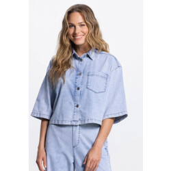 Jansen Amsterdam Jansen mabel jasje llbd 732 light denim light blue