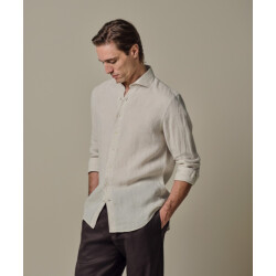 Profuomo Ppxh10017k f1 linnen overhemd profu