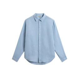 Woolrich Linen shirt lange mouw overhemden cfwosi2013mrut5284