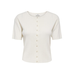 Jacqueline de Yong Jdygaby 24 o-neck pearl cardigan knt off-white