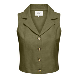 Jacqueline de Yong Jdymilan linen sl waistcoat tlr -